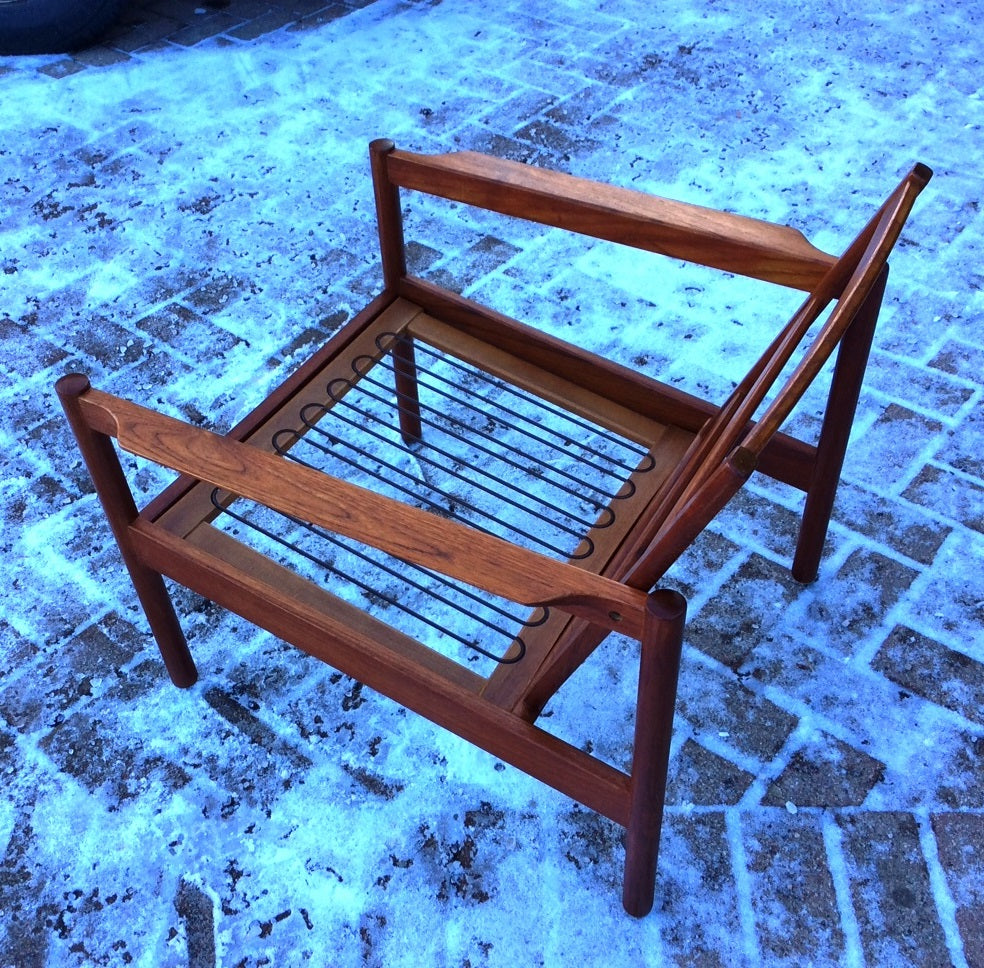 Kai Kristiansen MCM Teak Lounge Chair REFINISHED - Mid Century Modern Toronto