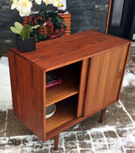 Mid Century Modern Danish Rosewood Sideboard TV Media Record Console 34” Restored - Mid Century Modern Toronto 4