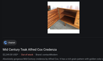 REFINISHED British MCM Sideboard Buffet Bar by Alfred Cox, 66