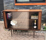 Dark Walnut MCM Display Bookcase 48