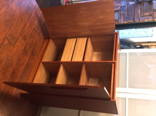 MCM Teak Tall Dresser Wardrobe Gentlemen’s Chest REFINISHED - Mid Century Modern Toronto