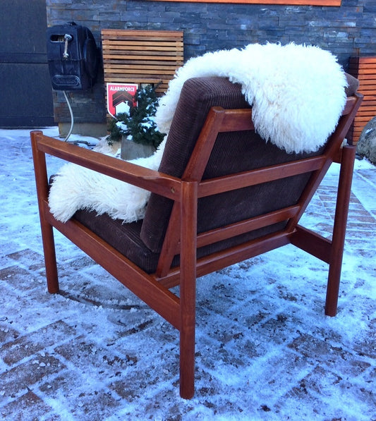 Kai Kristiansen MCM Teak Lounge Chair REFINISHED - Mid Century Modern Toronto