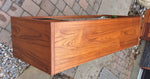 Mid Century Modern Teak Buffet TV Console Display RESTORED Low Narrow - Mid Century Modern Toronto 2