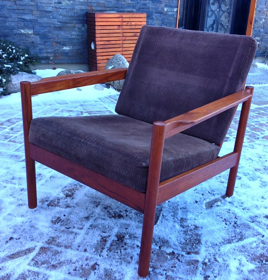 Kai Kristiansen MCM Teak Lounge Chair REFINISHED - Mid Century Modern Toronto