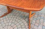 Large MCM Teak Dining Table Extendable Self Storing  REFINISHED - Mid Century Modern Toronto 8