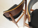 4+1 Danish RESTORED Mid Century Modern Teak Chairs by S. CHROBAT for SAX - Mid Century Modern Toronto 4