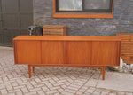 Danish Mid-Century Modern Teak  Credenza REFINISHED 77” - Mid Century Modern Toronto 2