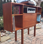 Mid Century Modern Teak Media Console Bar RESTORED - Mid Century Modern Toronto 3