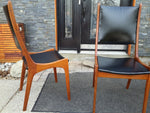 5 Mid Century Modern Teak Chairs, high-back, $75 each - Mid Century Modern Toronto 3