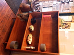 Danish MCM Teak Display China Bookcase Records REFINISHED 42