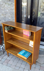 Mid Century Modern Solid Ash Display China Bookcase RESTORED 38