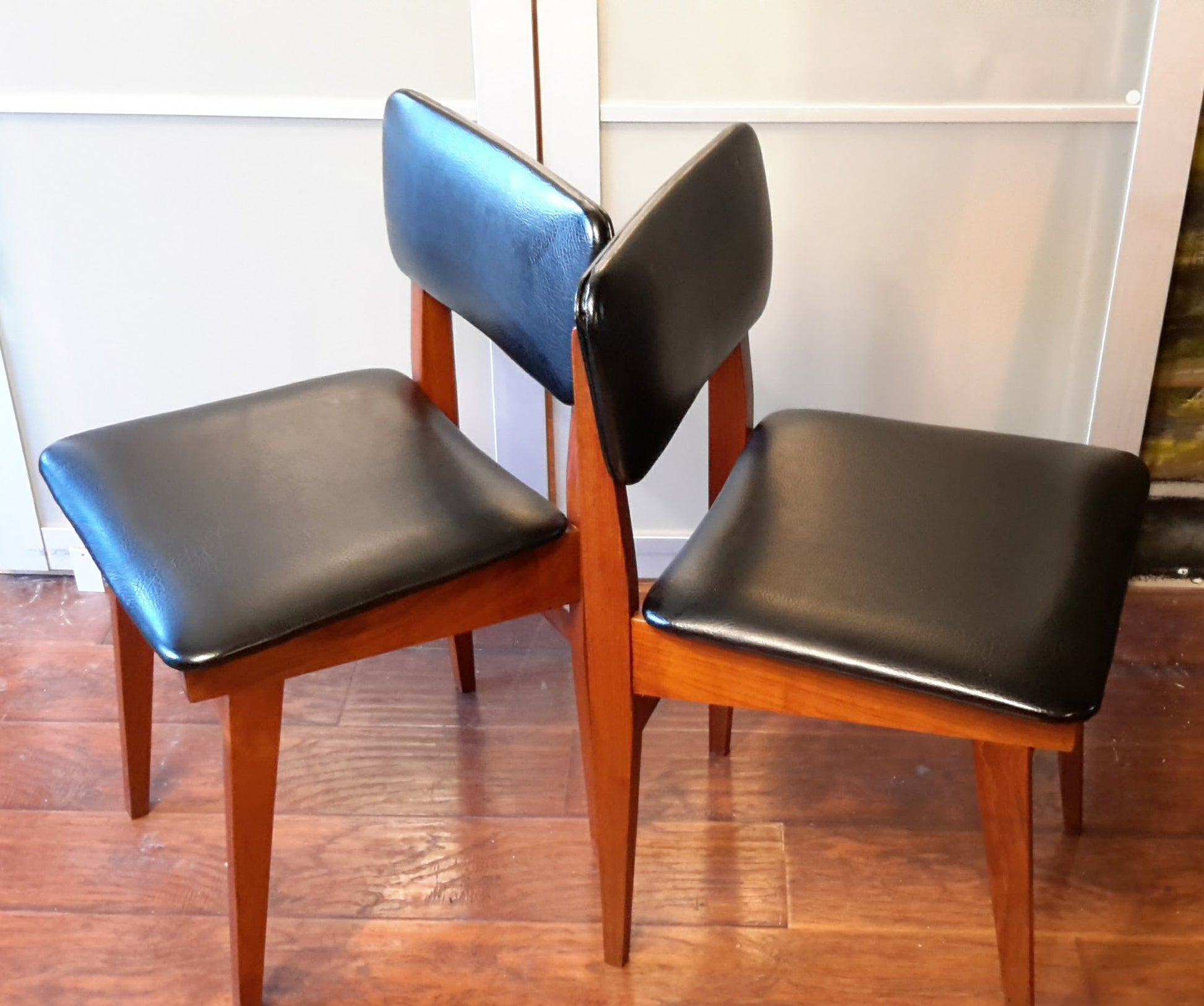 2 Mid Century Modern Teak Chairs Mint, $50 each - Mid Century Modern Toronto