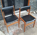2 Restored MCM Solid Teak Dining Chairs by Erik Buch, each $175 - Mid Century Modern Toronto 3