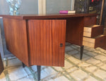 Mid Century Modern Mahogany or Teak Desk REFINISHED Free Standing - Mid Century Modern Toronto 9