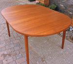 MCM Oval Teak Table Extendable REFINISHED by TROEDS 61