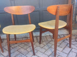 4 REFINISHED MCM Teak Chairs by Punch Designs $175 each - Mid Century Modern Toronto 4