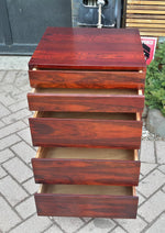 Danish MCM Small Rosewood Dresser REFINISHED 18.5