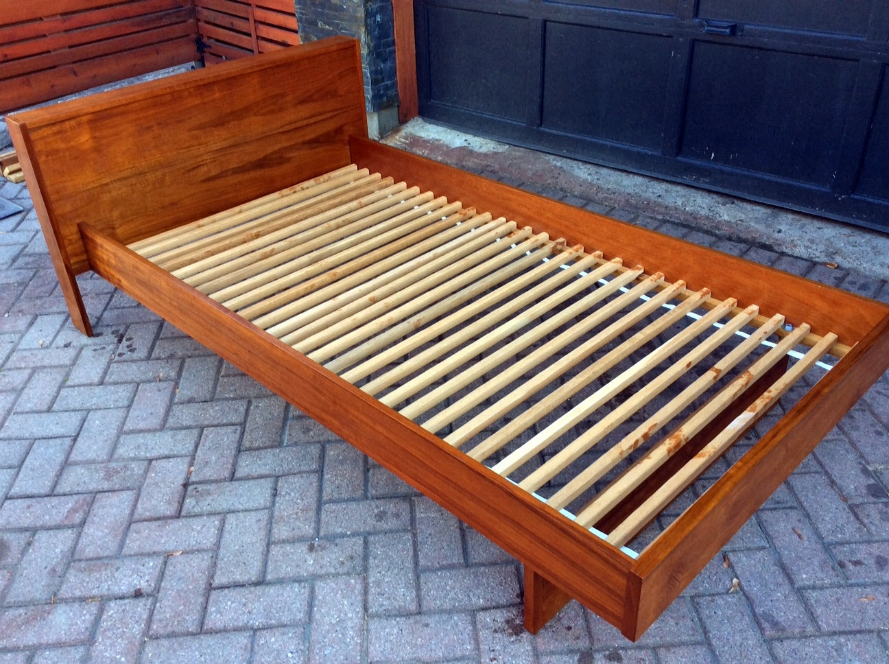 Mid Century Modern Swedish Teak Bedroom set- 2 dressers and single bed - Mid Century Modern Toronto