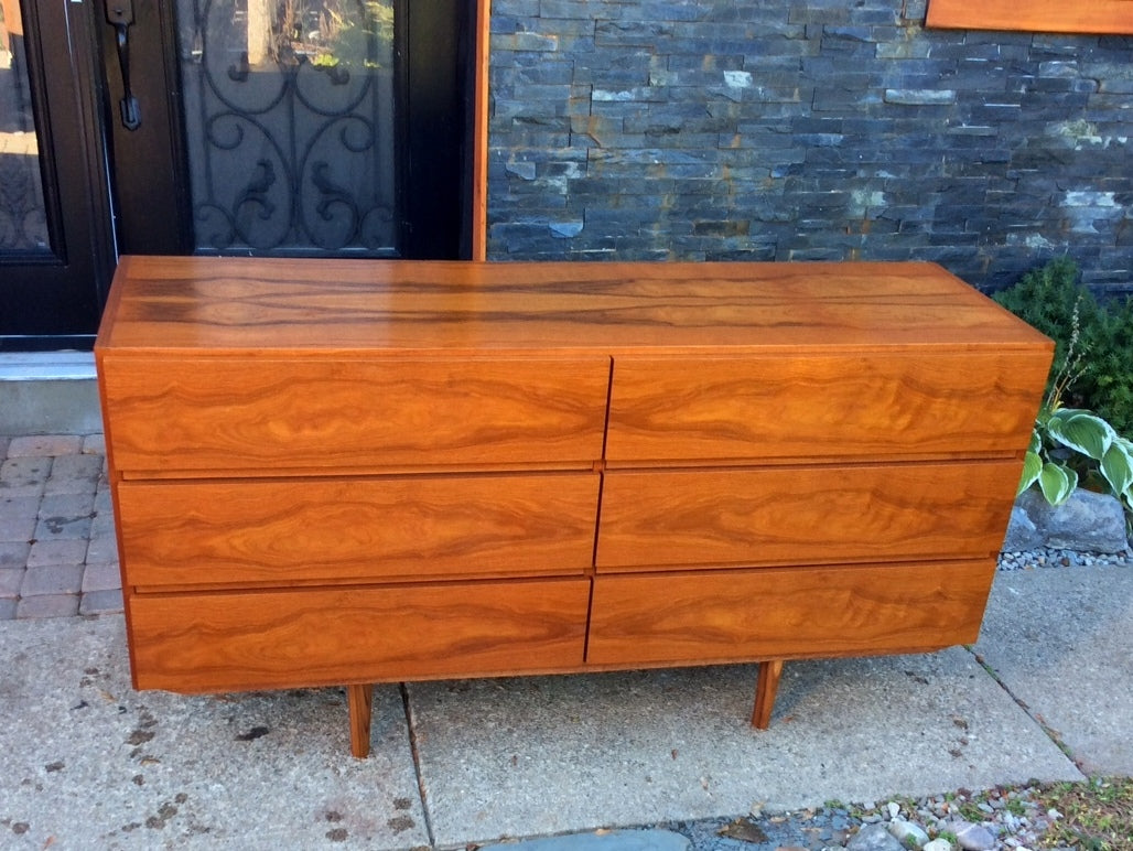 Mid Century Modern Swedish Teak Bedroom set- 2 dressers and single bed - Mid Century Modern Toronto