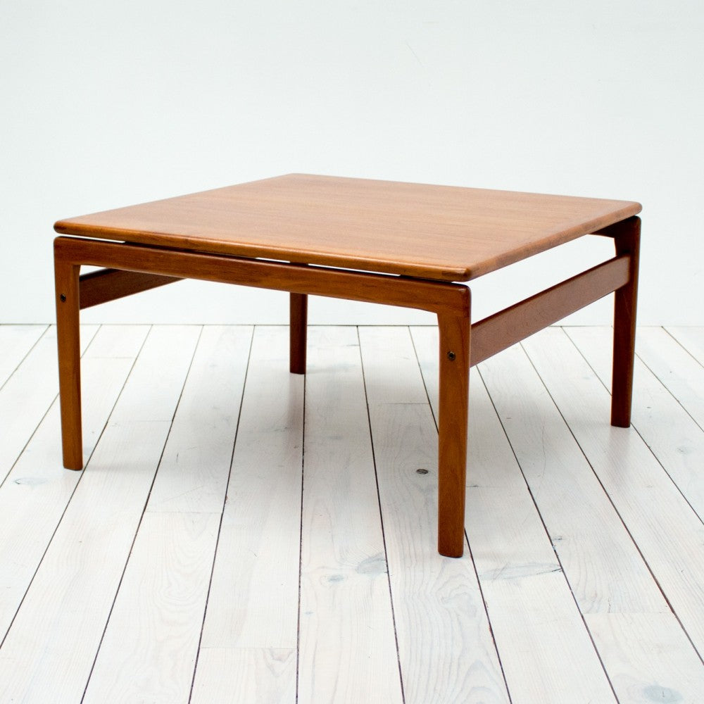 REFINISHED Danish Mid Century Modern Teak Accent Table by Trioh (2 available)