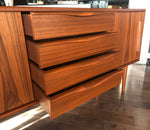 Danish MCM Teak Sideboard TV Console 63