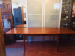 MCM Teak Dining Table Surfboard Extendable REFINISHED up 8ft - Mid Century Modern Toronto 1