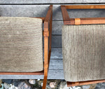 6 Danish MCM Teak Sleigh base chairs, straight lines & finger joints, each $50 - Mid Century Modern Toronto 2
