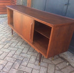 REFINISHED Walnut MCM Sideboard Media Console 63