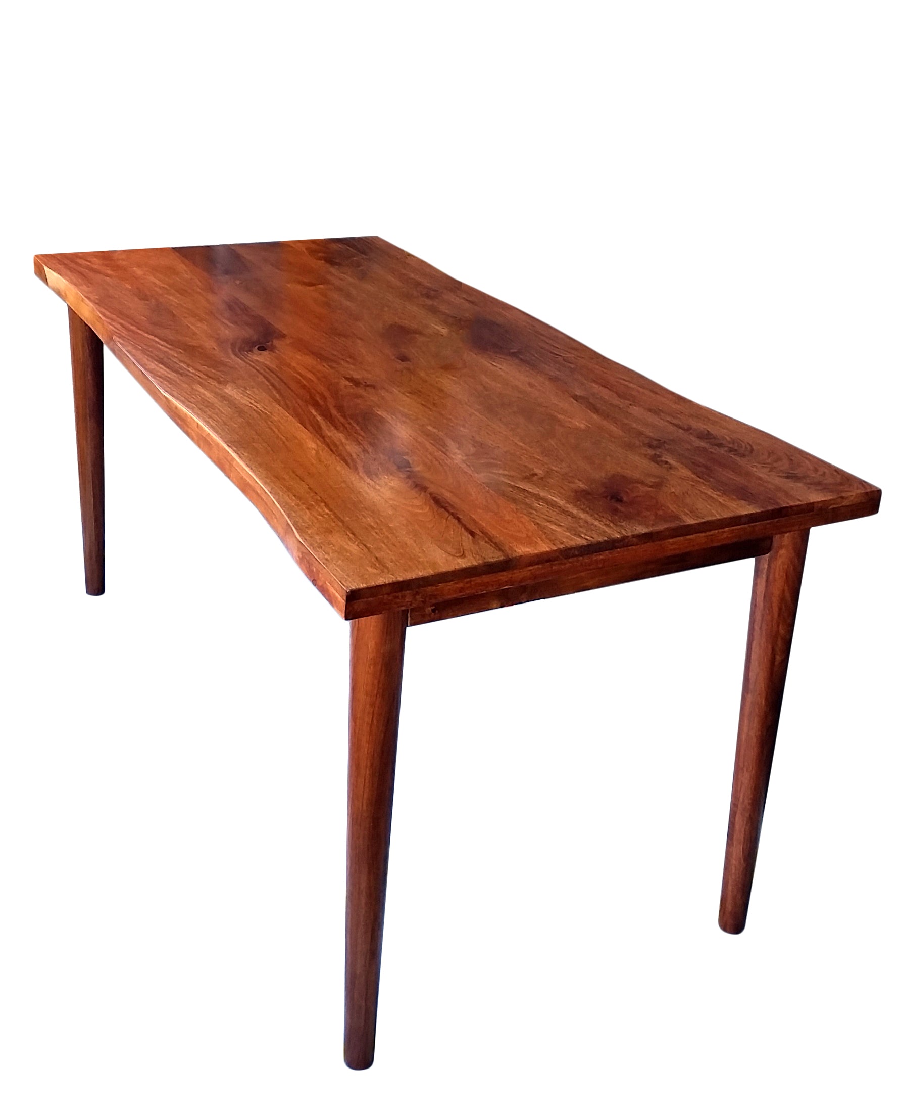 NEW Solid Wood Live Edge Dining Tables, compact 63" seats up to 8 - Mid Century Modern Toronto