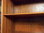 Danish MCM Teak Bookcase RESTORED H 78.5