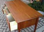 Mid Century Modern Teak Desk REFINISHED Free Standing - Mid Century Modern Toronto 2