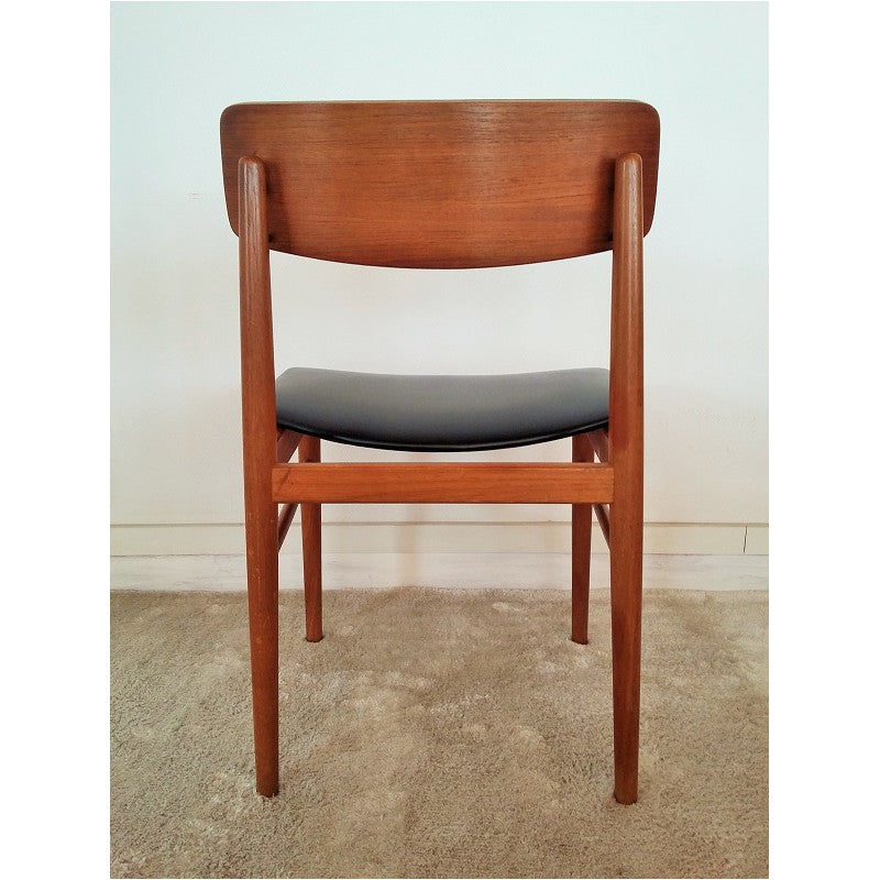 4+1 Danish RESTORED Mid Century Modern Teak Chairs by S. CHROBAT for SAX - Mid Century Modern Toronto