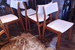 Set of 6 Danish Mid Century Modern Teak Chairs REUPHOLSTERED like new $166 each - Mid Century Modern Toronto 6