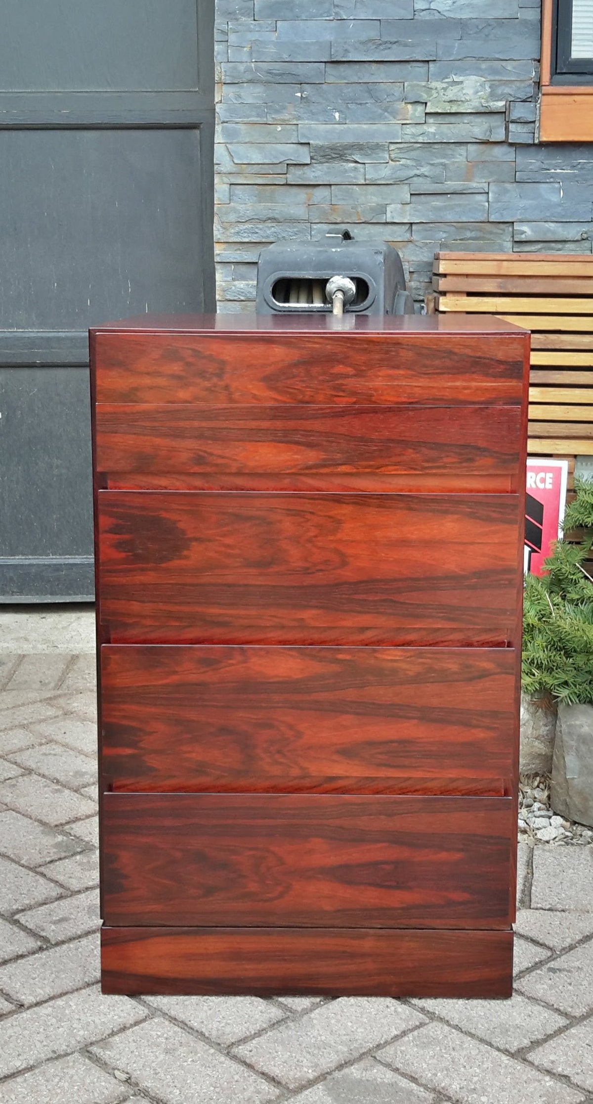 Danish MCM Small Rosewood Dresser REFINISHED 18.5