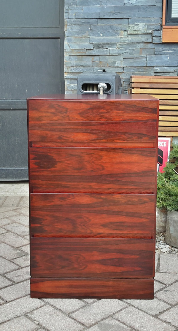 Danish MCM Small Rosewood Dresser REFINISHED 18.5" - Mid Century Modern Toronto