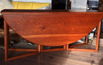 Danish MCM Solid Teak Gate-leg Drop Leaf Dining Table REFINISHED in style of Peter Hvidt and Orla Mølgaard - Mid Century Modern Toronto 5