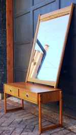 Scandinavian Mid Century Modern Teak Chest & Mirror Entrance Set - Mid Century Modern Toronto 5