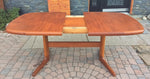Large MCM Teak Dining Table Extendable Self Storing  REFINISHED - Mid Century Modern Toronto 4