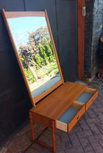 Scandinavian Mid Century Modern Teak Chest & Mirror Entrance Set - Mid Century Modern Toronto 4