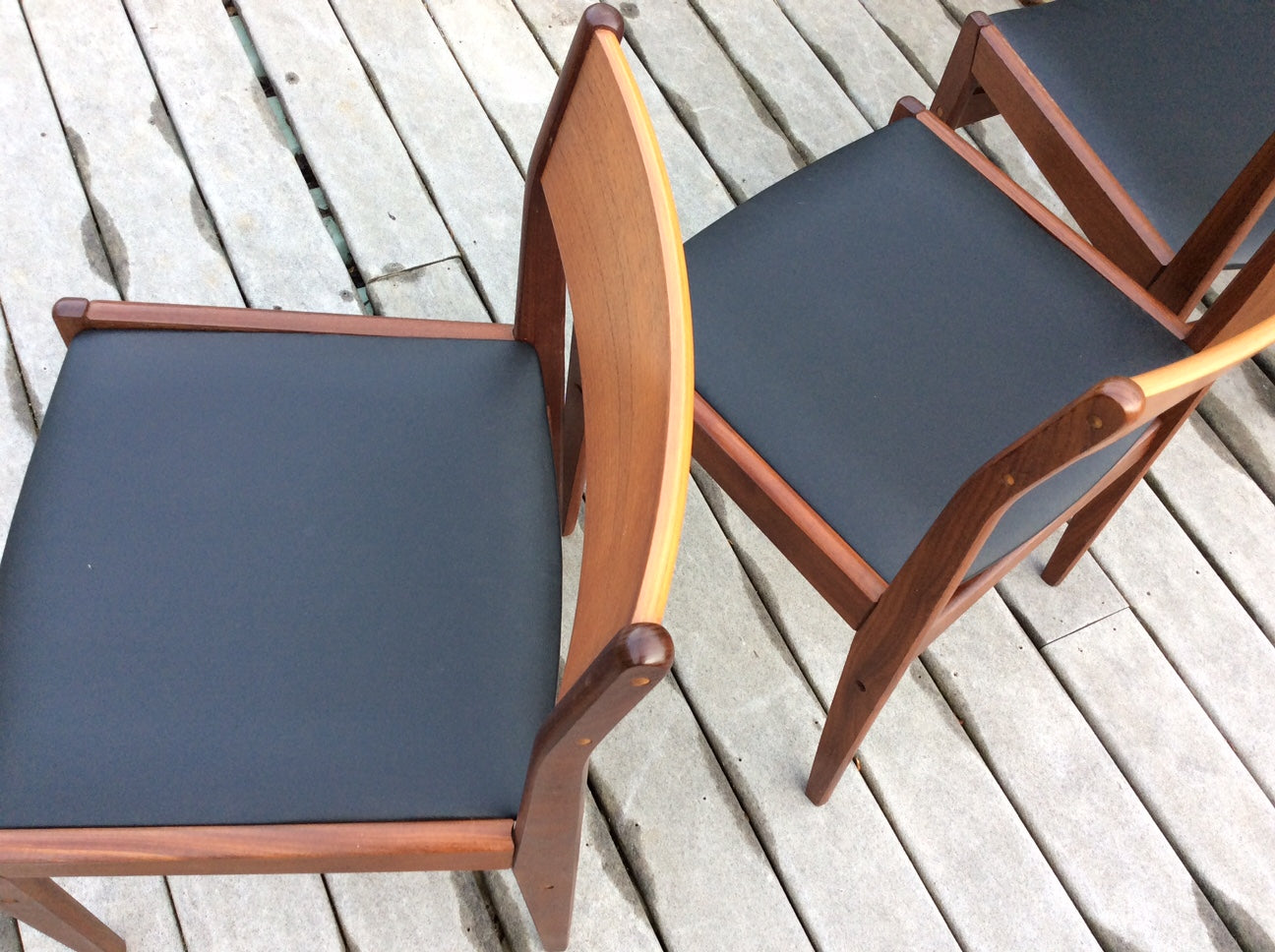 Set of 4 Poul Volther for Frem Rojle Mid Century Modern Teak Dining Chairs REUPHOLSTERED - Mid Century Modern Toronto