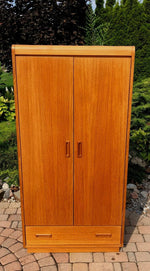Teak MCM Wardrobe compact like new W 30