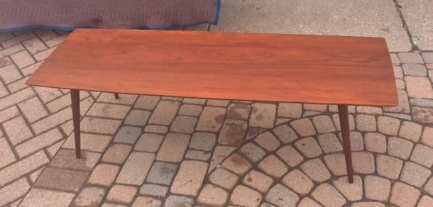 REFINISHED Mid Century Modern Teak Coffee Table 53.5" - Mid Century Modern Toronto