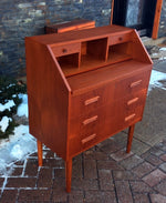 Danish Mid Century Modern Teak Dresser - Vanity or Secretary Desk REFINISHED - Mid Century Modern Toronto 6