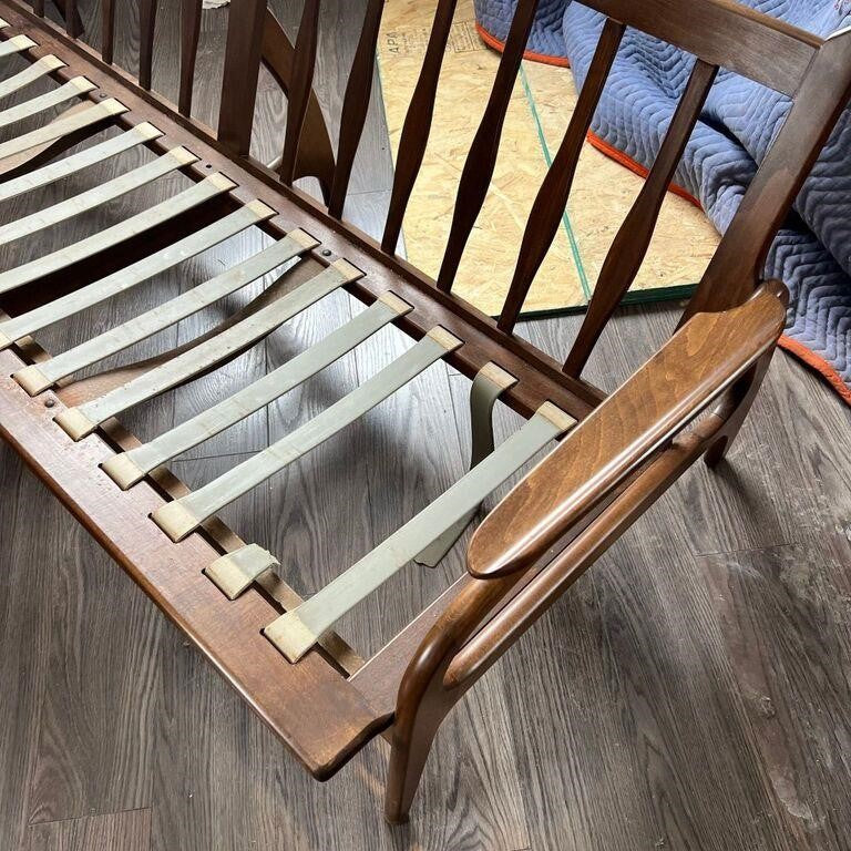 RESTORED  Mid Century Modern Sofa by Adrian Pearsall 74