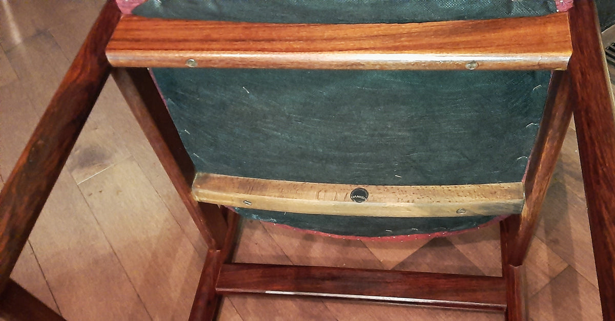 4+2 RESTORED Danish Mid Century Modern Brazilian Rosewood Dining Chairs