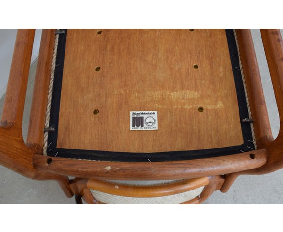 6 Rare Danish MCM Teak Chairs by Johannes Andersen Restored, PERFECT, each $359 - Mid Century Modern Toronto