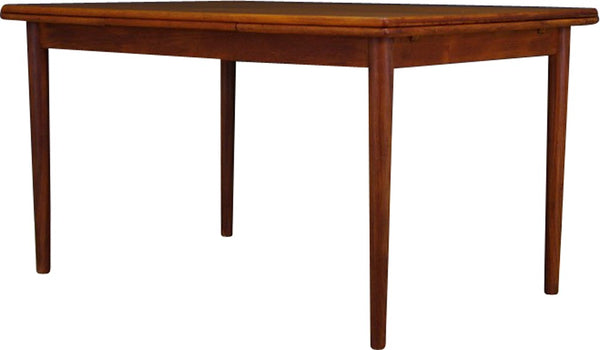 REFINISHED Danish MCM Teak Draw Leaf Table by Rogenstrup Mobelfabrik, PERFECT 49-84" - Mid Century Modern Toronto