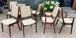 REFINISHED 8 Rosewood Danish Mid Century Modern Chairs by Kai Kristiansen, PERFECT 10